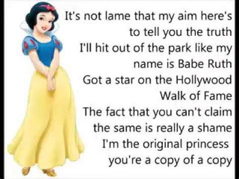 elsa vs snow white lyrics